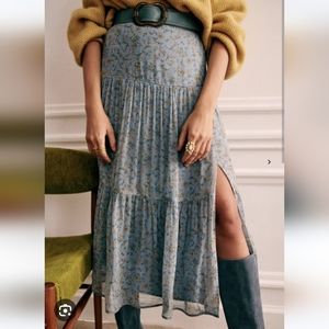 Sezane Tammie skirt light blue 34/XS/2